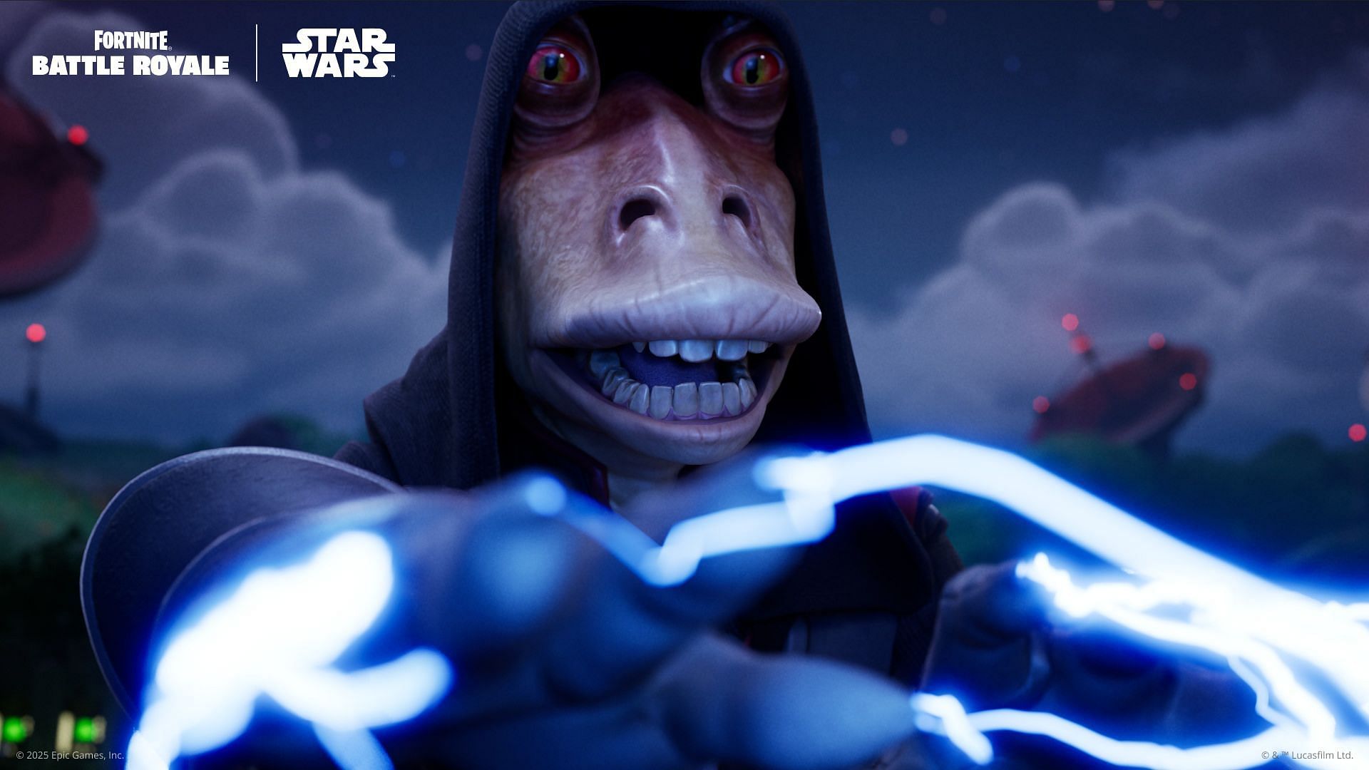 Darth Jar Jar's first official look in Fortnite (Image via Epic Games)